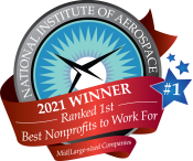 The NonProfit Times has ranked the National Institute of Aerospace (NIA) as the Best NonProfit to Work For in the Nation among mid- and large-sized companies.